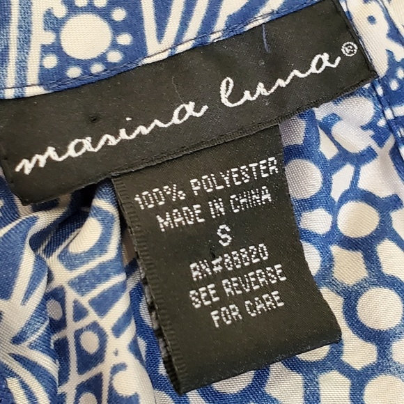 MARINA LUNA COLD SHOULDER BLOUSE SIZE S - Picture 4 of 8